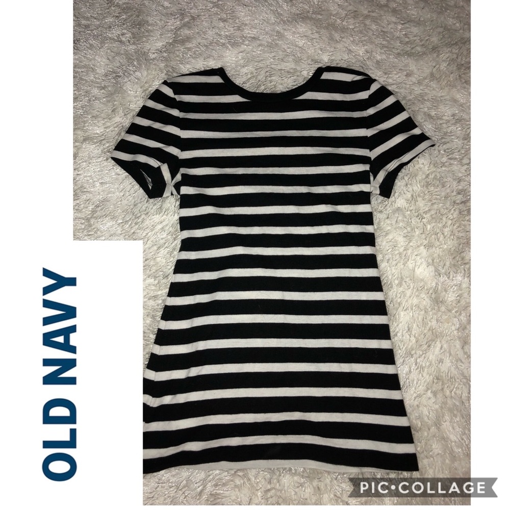 Striped fitted tee